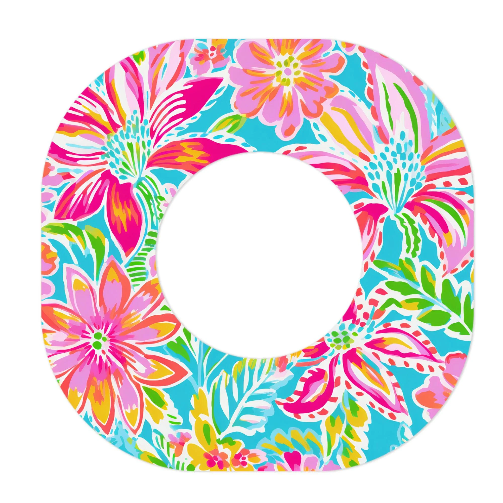 Preppy Flowers Dexcom G7 and Stelo Patch Tape - Pump Peelz