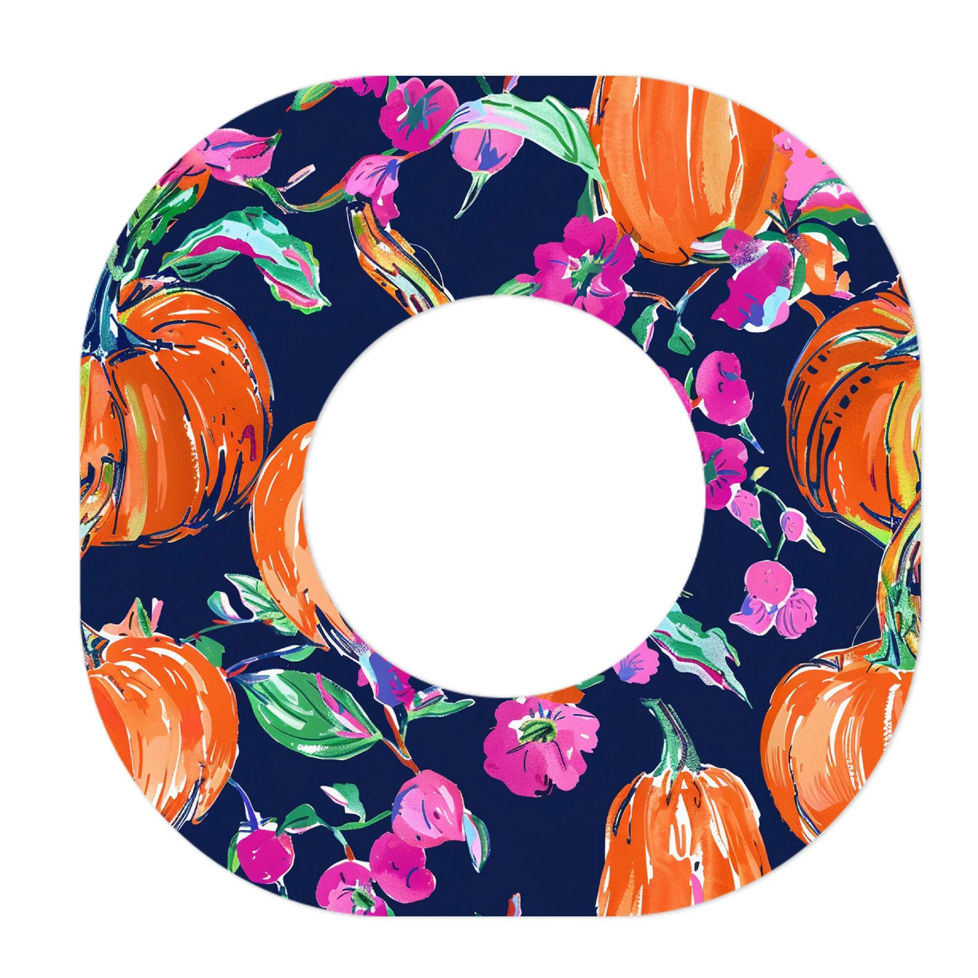 Preppy Pumpkin Dexcom G7 and Stelo Patch Tape - Pump Peelz