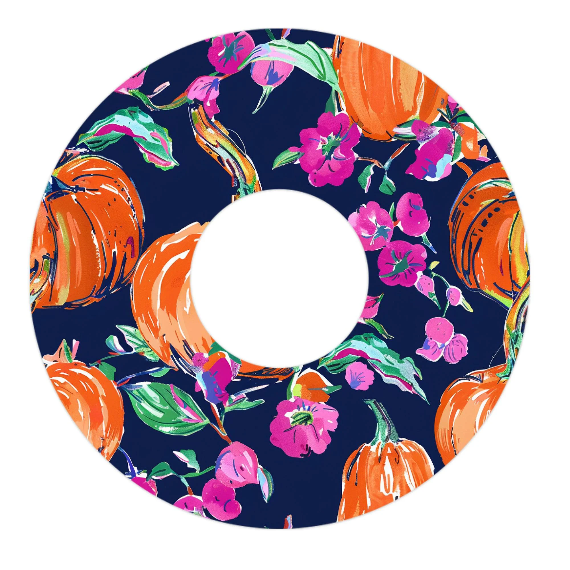 Preppy Pumpkin FreeStyle Libre 3 Plus & LingoPatch Tape - Pump Peelz