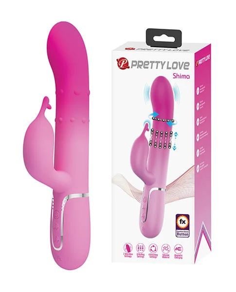 Pretty Love Shima Vertical & Horizontal Beads Rabbit - Pink
