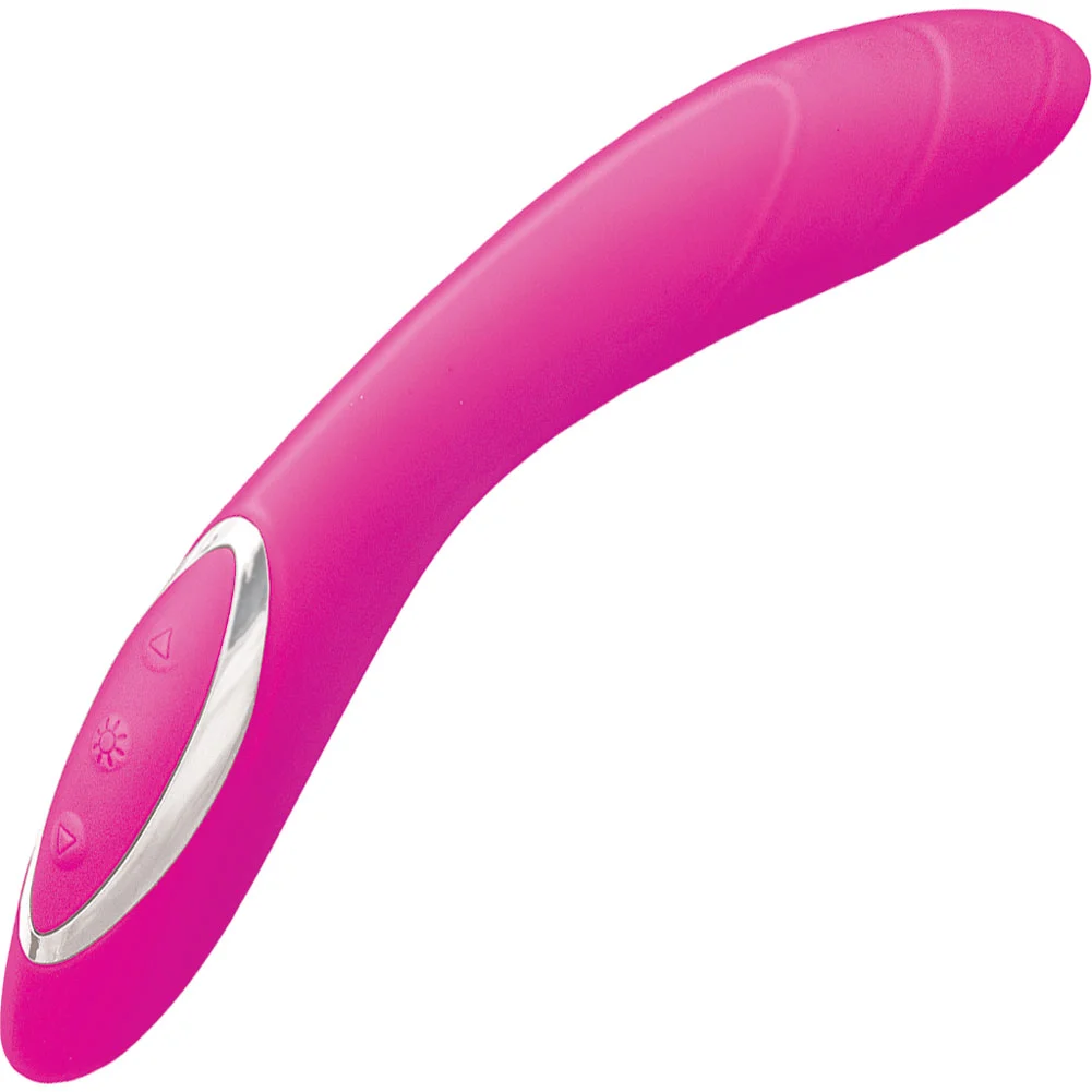 Princess Dynamic Heat Silicone Vibrator, 8.25", Pink