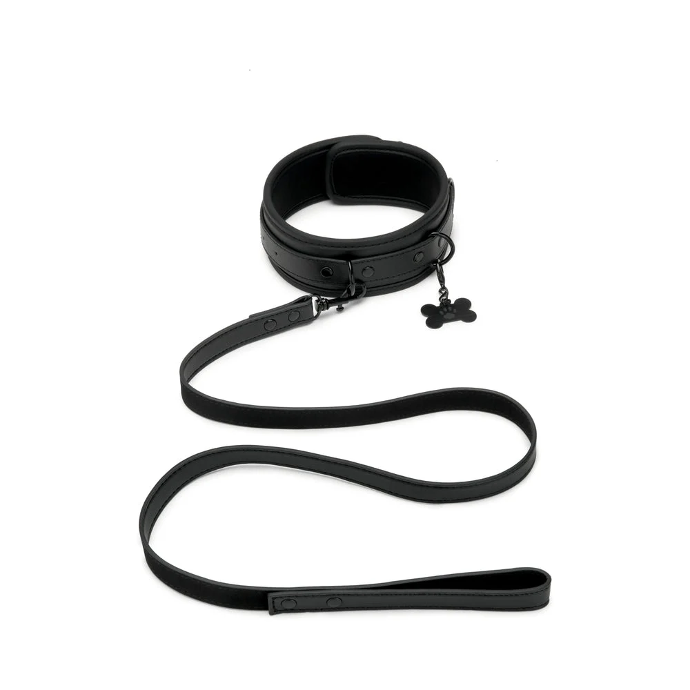 Prowler Red Collar And Leash Blk
