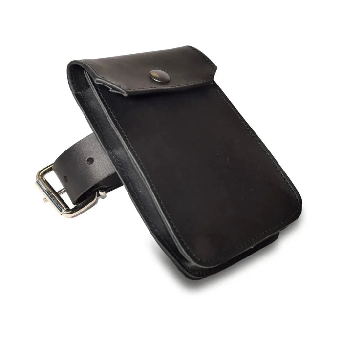 Prowler RED Leather Large Hands-Free Belt Or Bicep Pouch