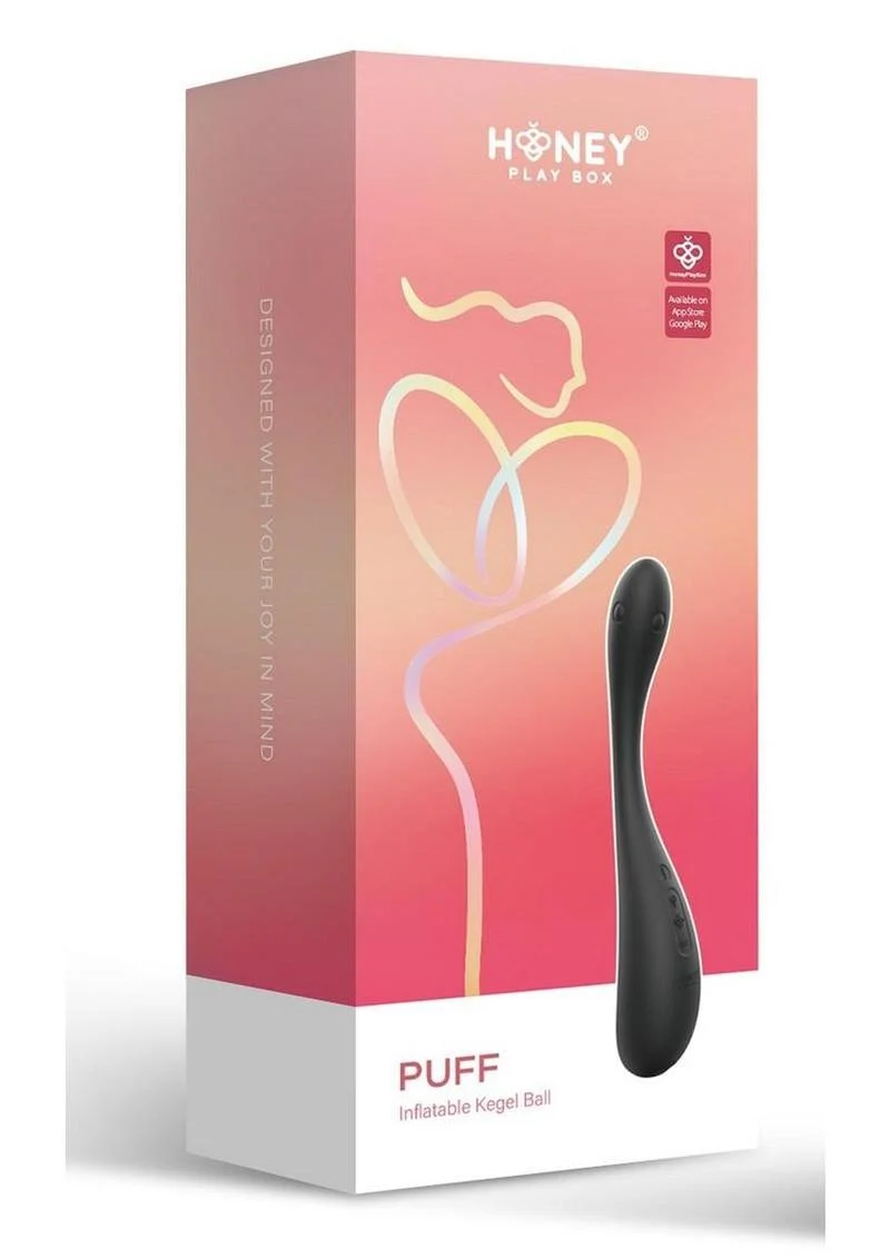 Puff App Control Inflatable Rechargeable Silicone Kegel Ball