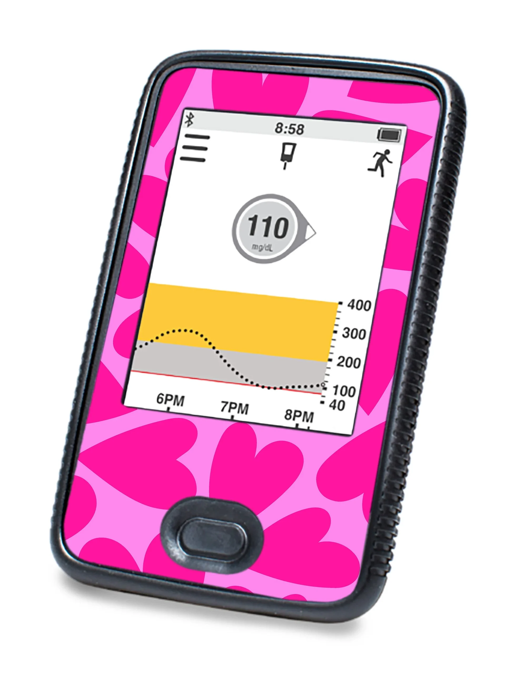 Puffy Hearts DEXCOM G6 Touchscreen Receiver