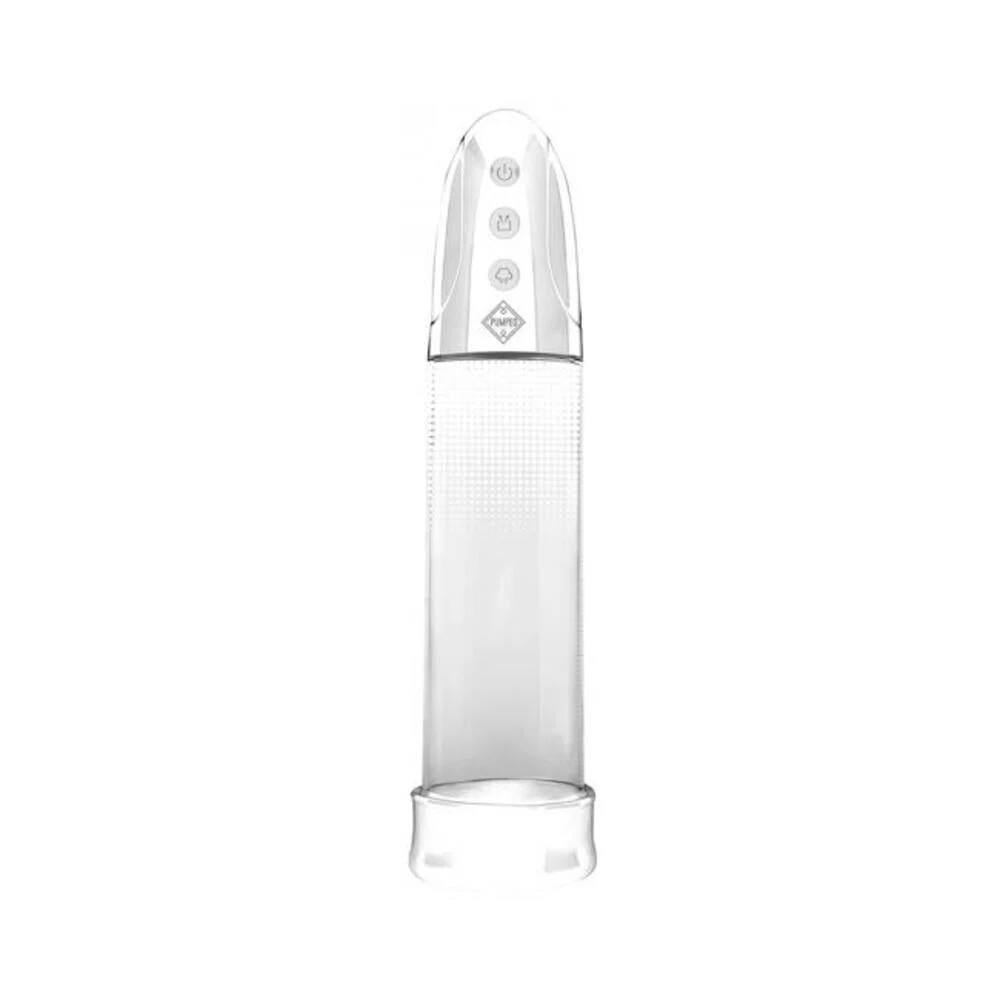 Pumped Automatic Rechargeable Penis Pump Clear