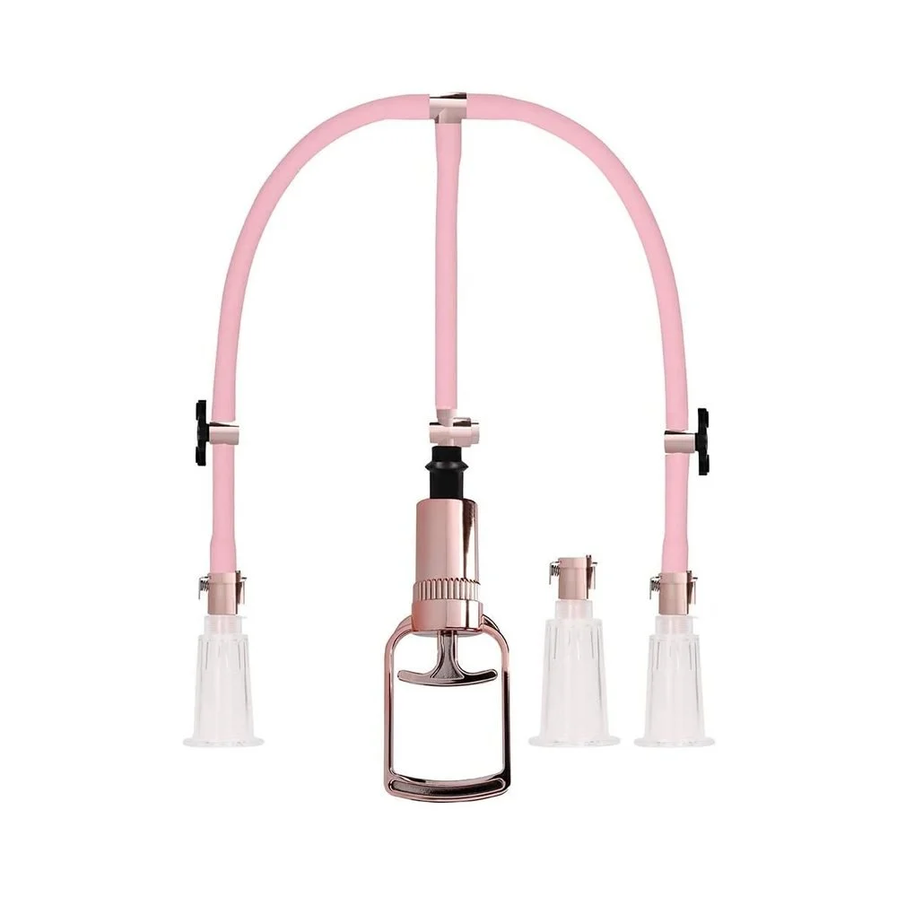 Pumped - Clitoral & Nipple Pump SetMedium - Rose