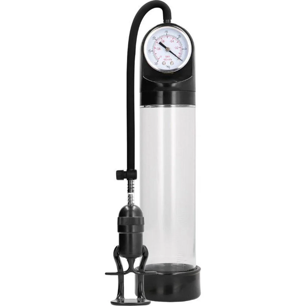 Pumped Comfort Pump with Advanced PSI Gauge, 9" by 2.35", Clear