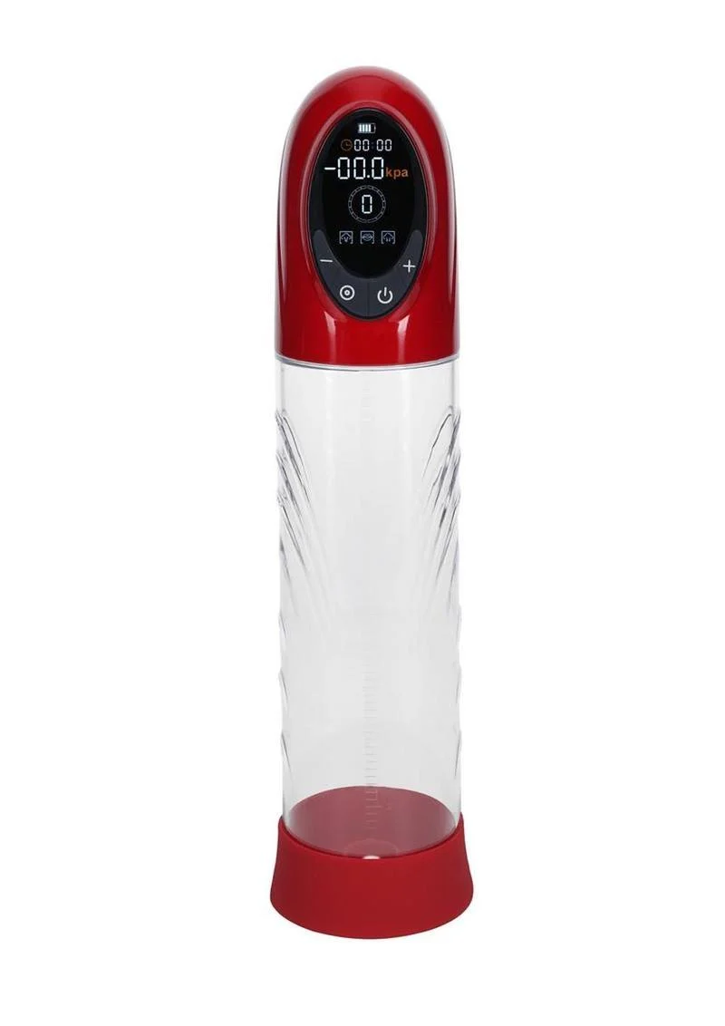 Pumped Cyberpulse 13 Function Automatic Rechargeable Penis Pump - Metallic