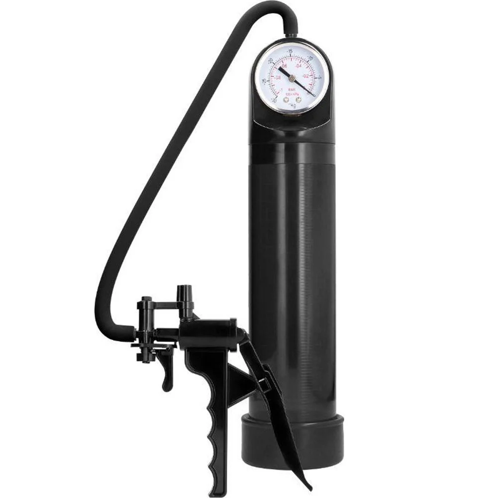 Pumped Elite Pump with Advanced PSI Gauge, 9" by 2.35", Black