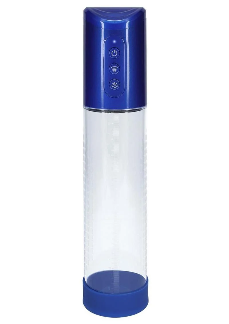 Pumped Hyperpump 3 Function Automatic Rechargeable Penis Pump - Metallic