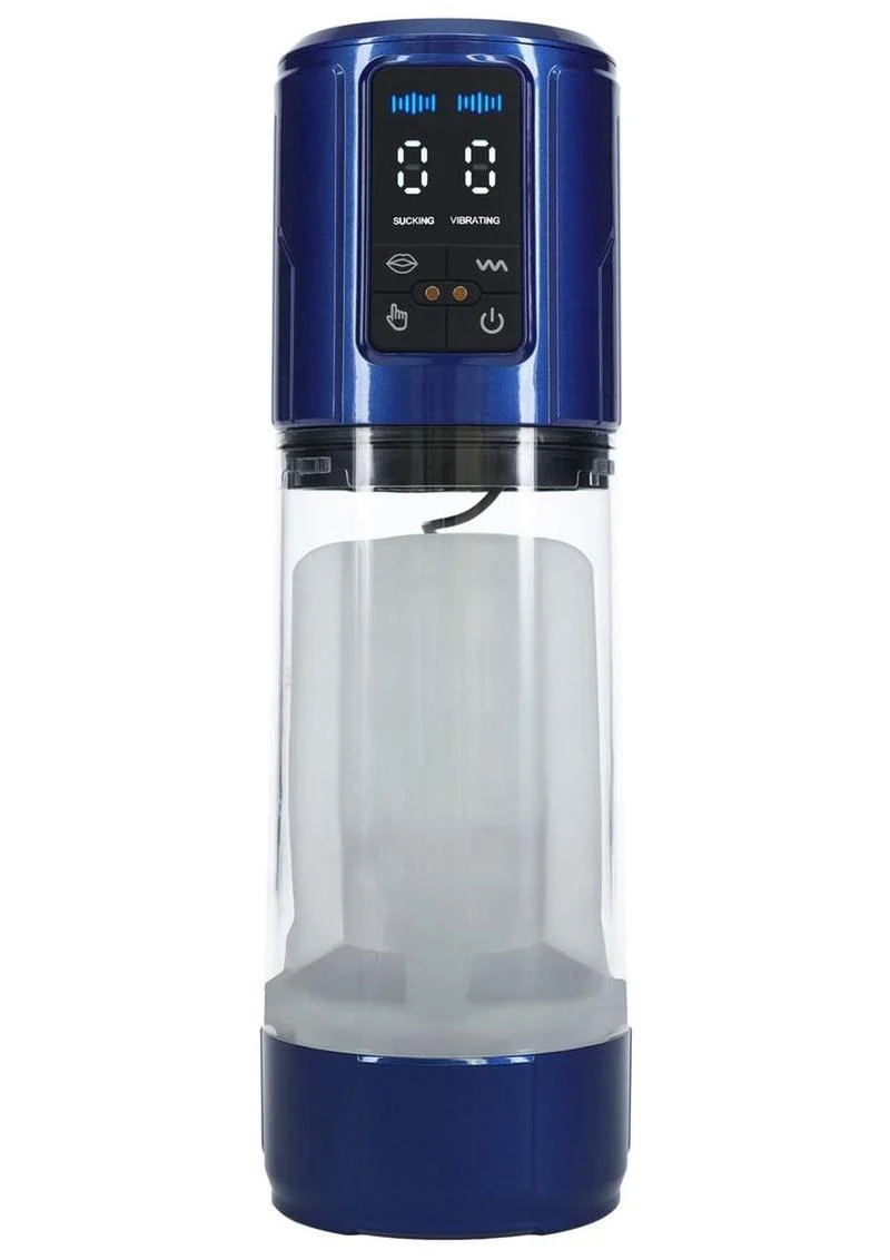 Pumped Ultralift 10 Function Rechargeable Masturbator - Metallic