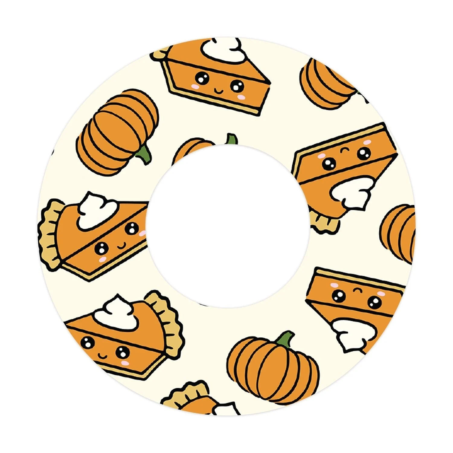 Pumpkin Pie PatchAdhesive for Freestyle Libre Sensor