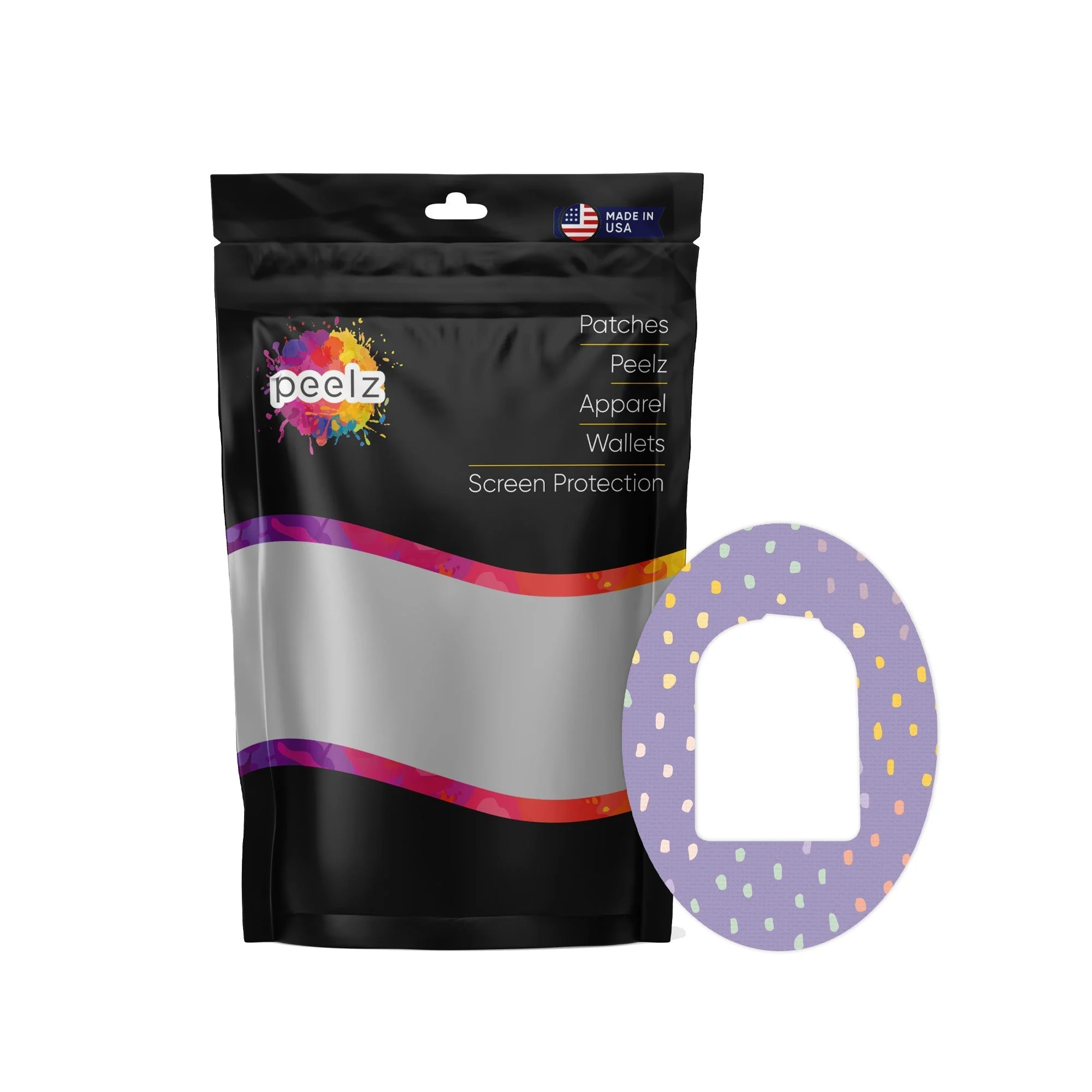 Purple Pastel Pod Patch Tape - Pump Peelz