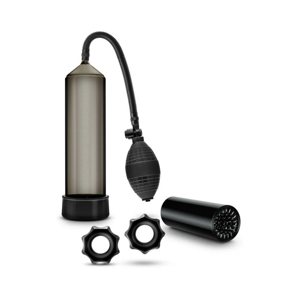 Quickie Kit Thick Cock Penis Pump Set, Black