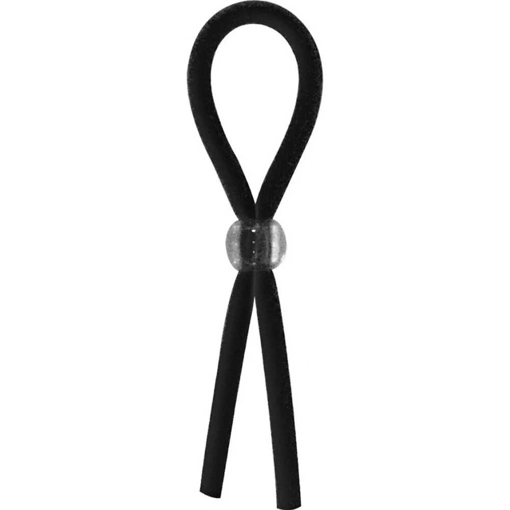 Ram Squeezer Adjustable Lasso Style Penis Ring, Black