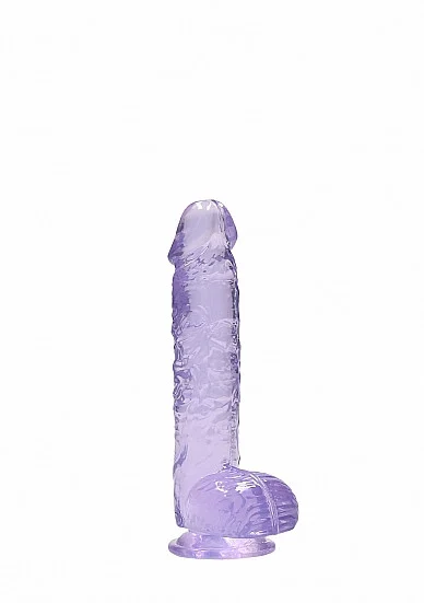 RealRock Crystal Clear Realistic 6 Inch Dildo by Shots