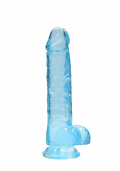 RealRock Crystal Clear Realistic 8 Inch Dildo by Shots
