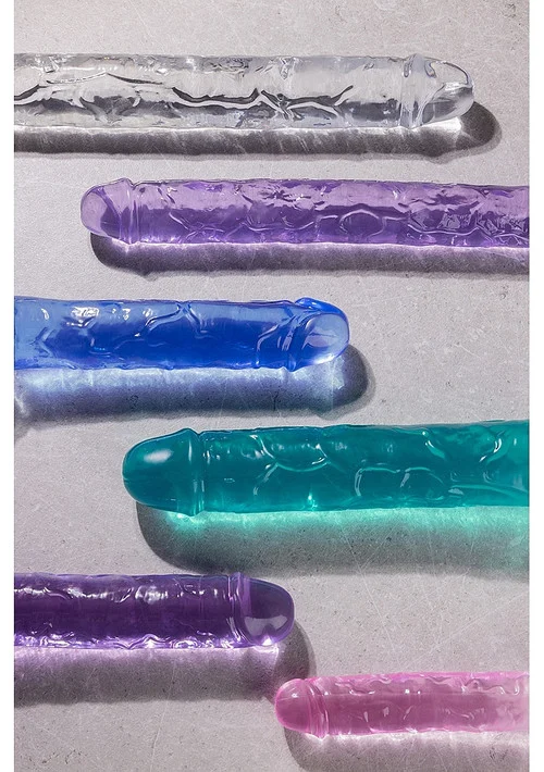 RealRock Crystal Clear Straight Realistic 9 Inch Dildo by Shots