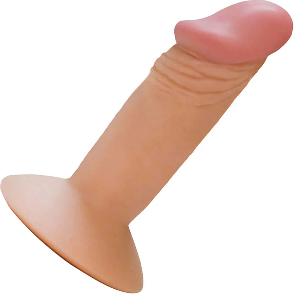 RealSkin All American Whoppers Flexible Dong, 4", Vanilla