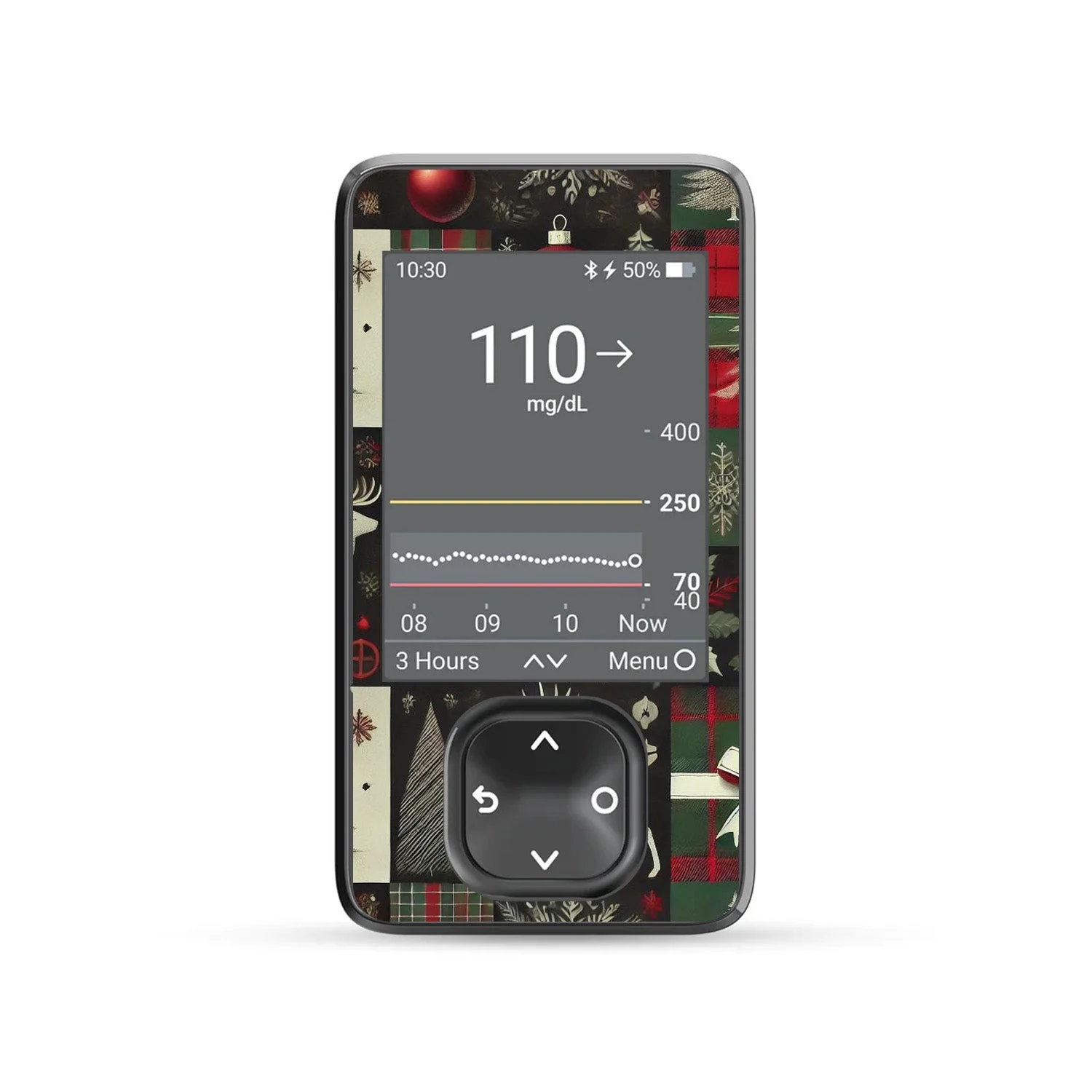 Reindeer Paper Sticker for DEXCOM G7 and G6 Touchscreen Receiver