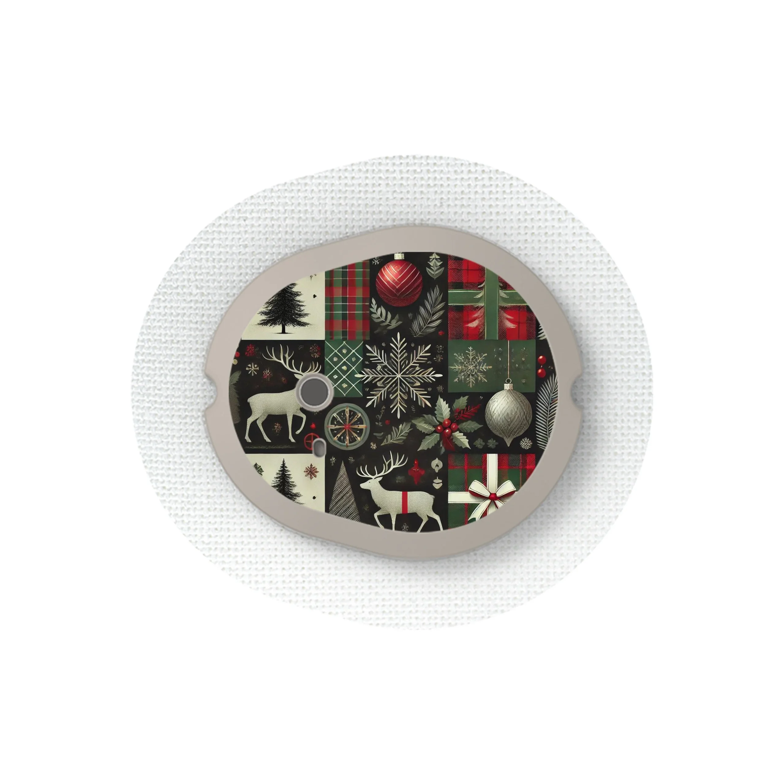 Reindeer Paper Sticker for the DEXCOM G7 and Stelo Transmitter