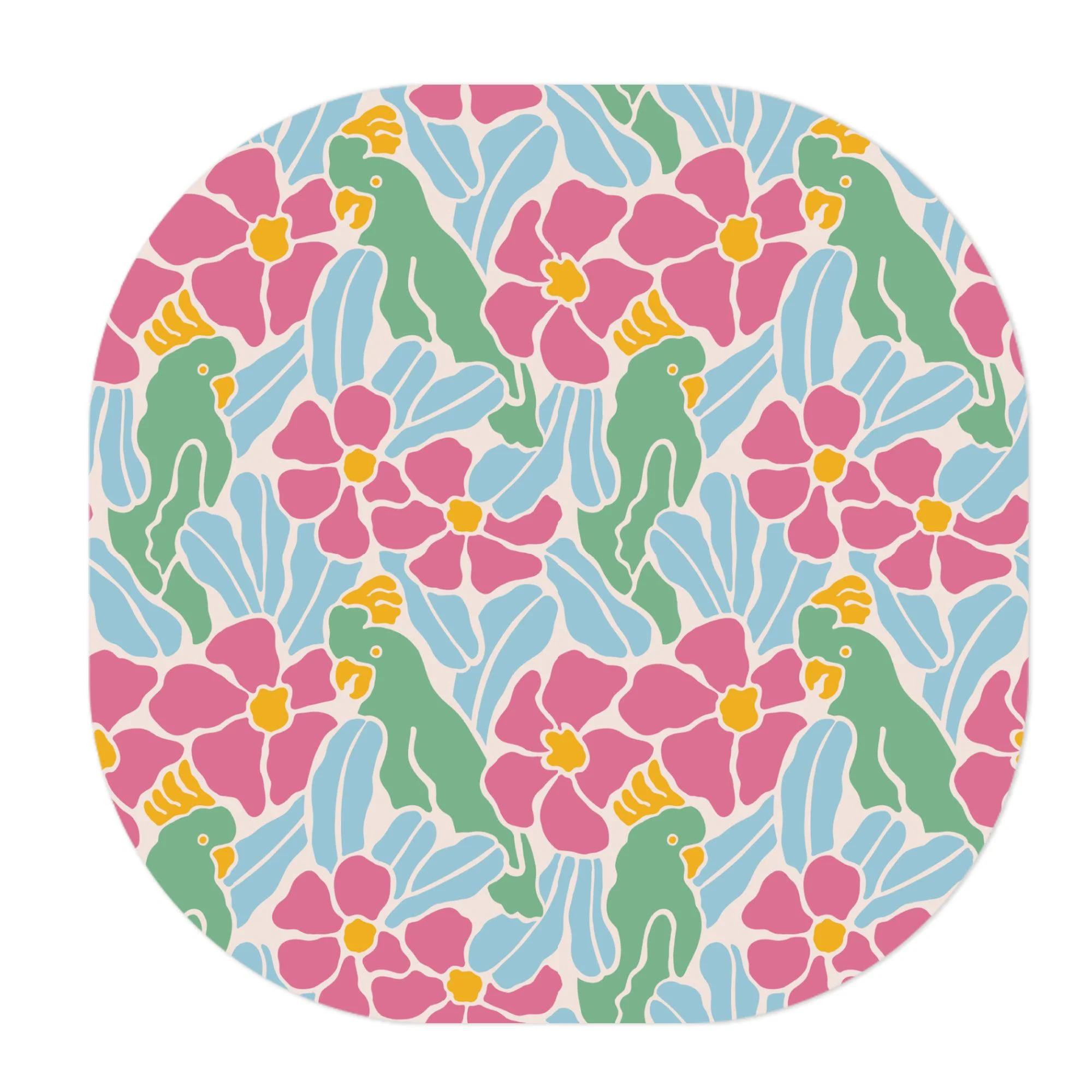 Retro Parrots Overpatch Tape - Pump Peelz