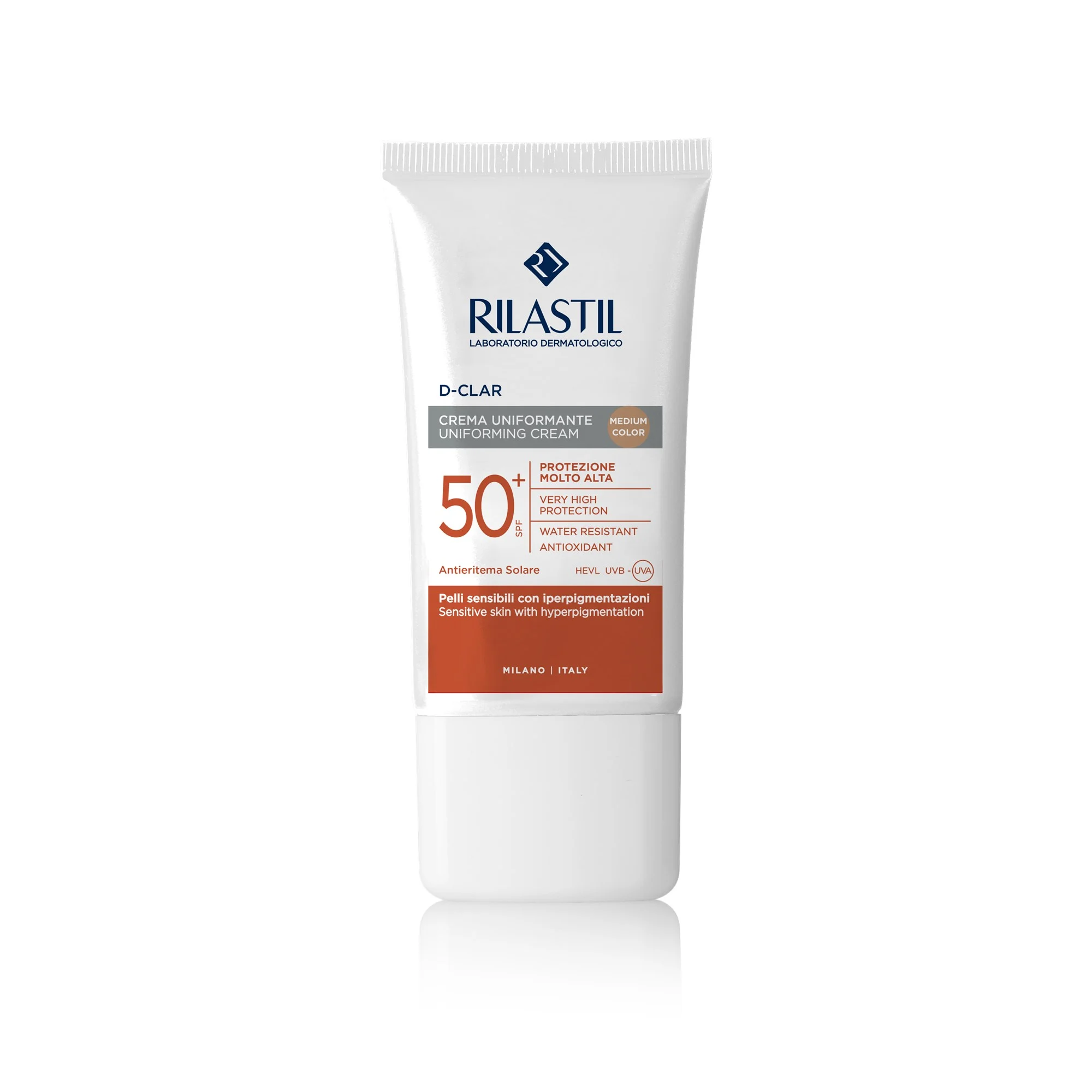 Rilastil Sun System D-Clar Uniforming Cream SPF50
