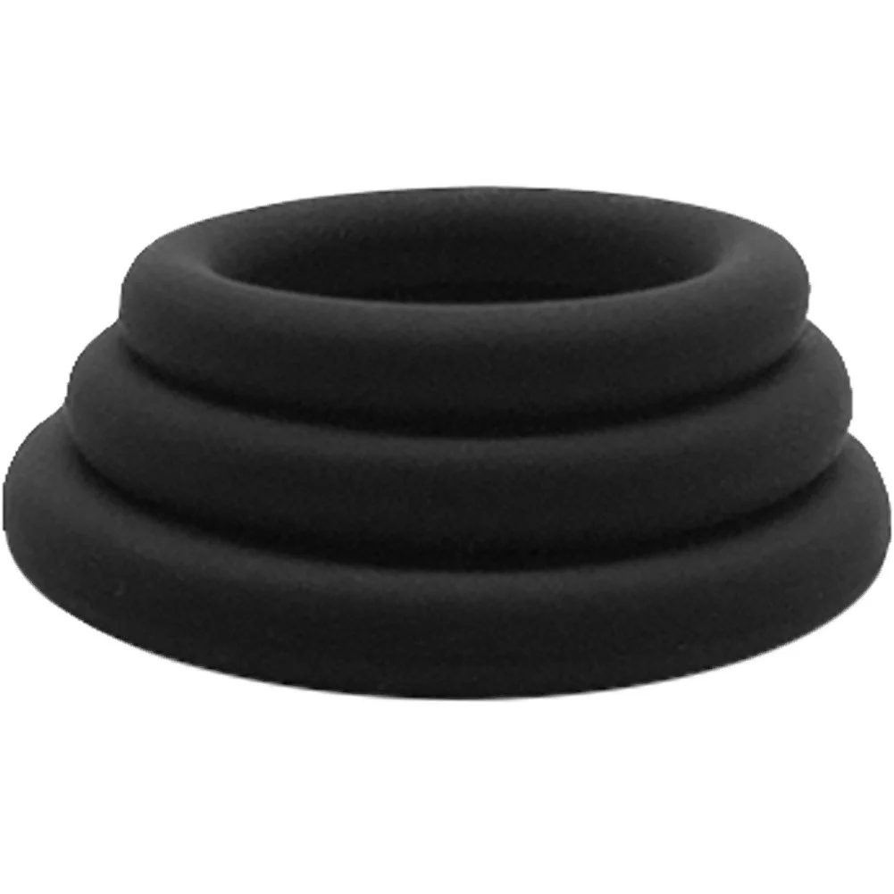 Rock Solid Black Gasket Silicone 3 Piece Set