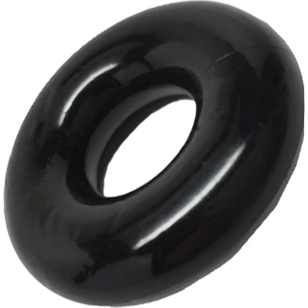Rock Solid Donut Penis Ring, 2", Black
