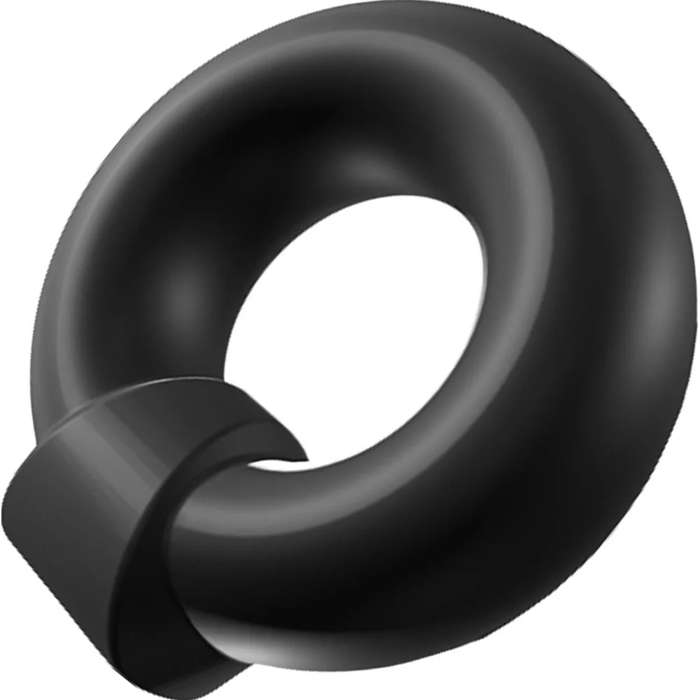 Rock Solid Mega Ring Sila-Flex Penis Ring, Black