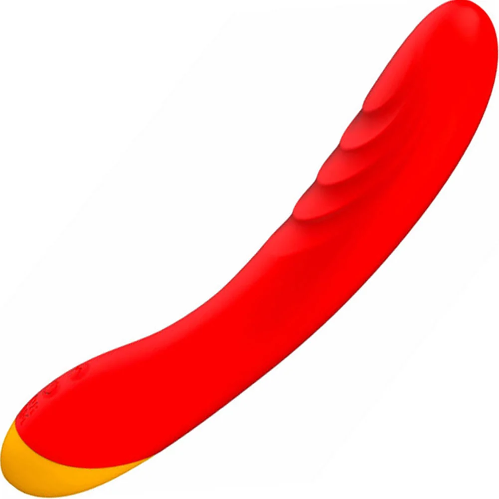 Romp Hype G-Sport Silicone Vibrator, 8.25", Red