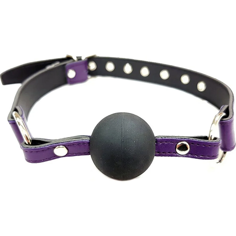 Rouge Garments Ball Gag, One Size, Purple