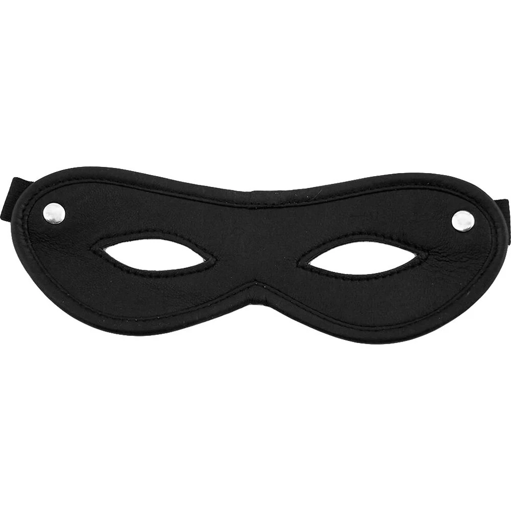Rouge Garments Bondage Open Eye Mask, Black