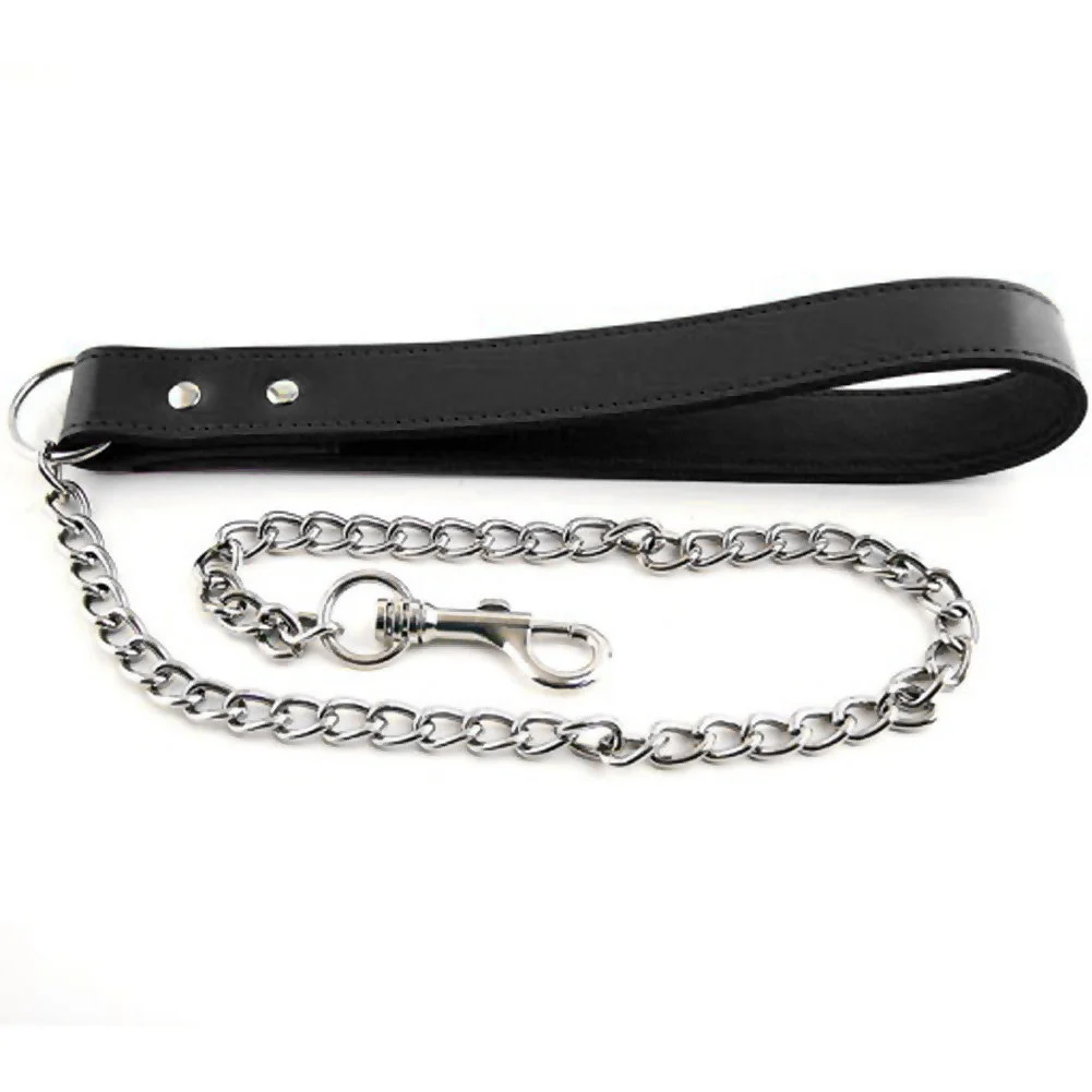 Rouge Garments Dog Lead with Chain, 11", Black