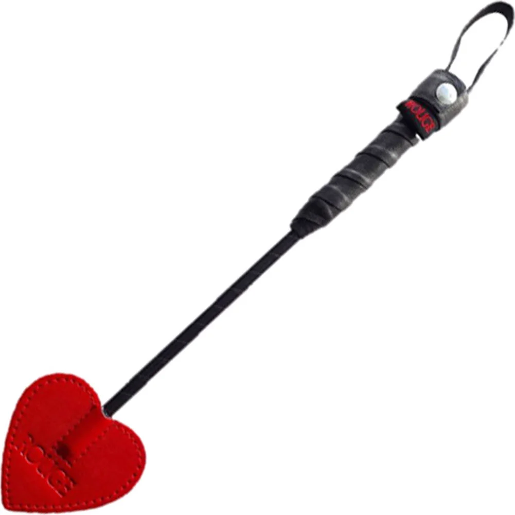 Rouge Garments Mini Leather Impact Paddle, 10", Red Spade