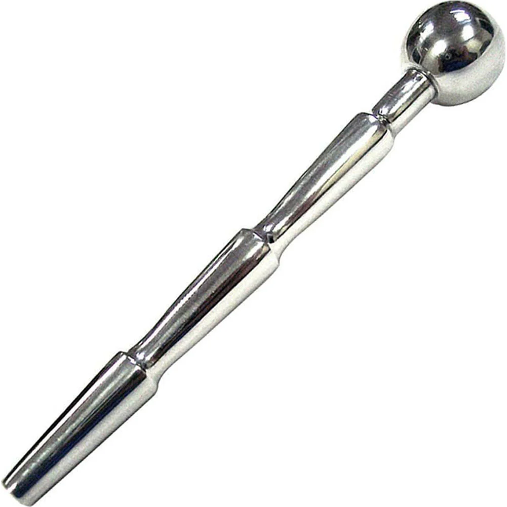 Rouge Medical Play 3 Stage Urethral Plug, 4", Silver