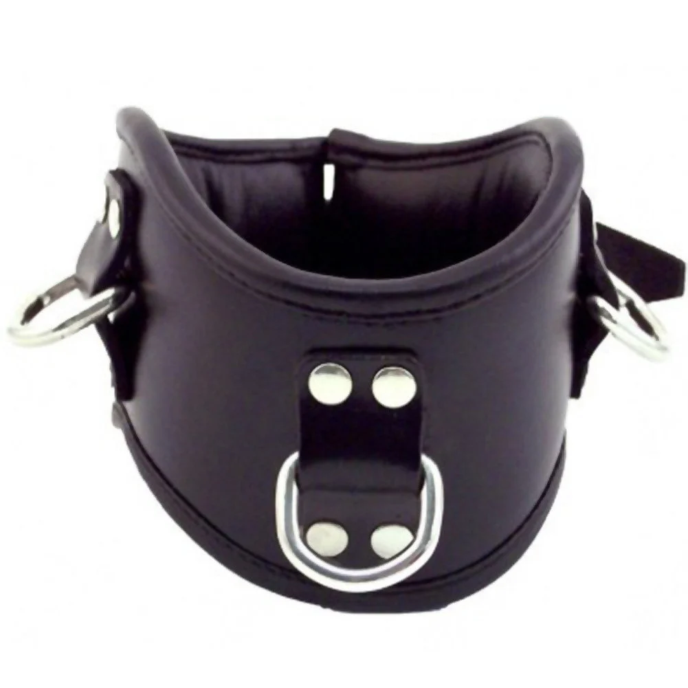 Rouge Posture Leather Collar, Black