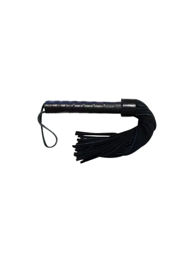 Rouge Short Suede Flogger with Leather Handle