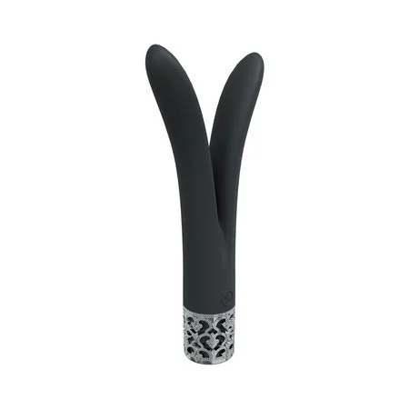 Royal Gems Dueling Queens Silicone Rechargeable Vibrator
