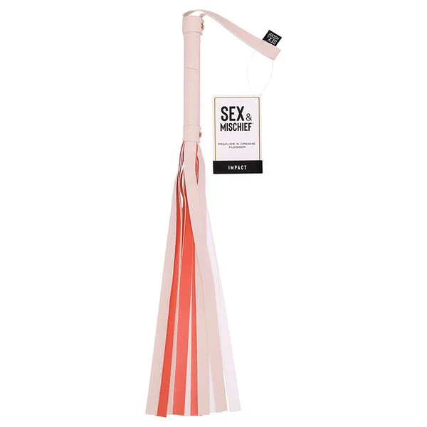 S&M Peaches 'n CreaMe Stripe Flogger
