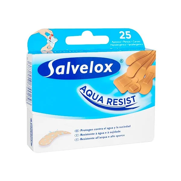 Salvelox Aqua Resist Plastic Plasters Water and Dirt Resistant
