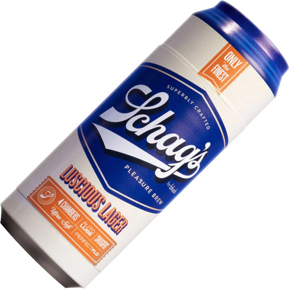 Schags Self-Lubricating Male Stroker, Luscious Lager