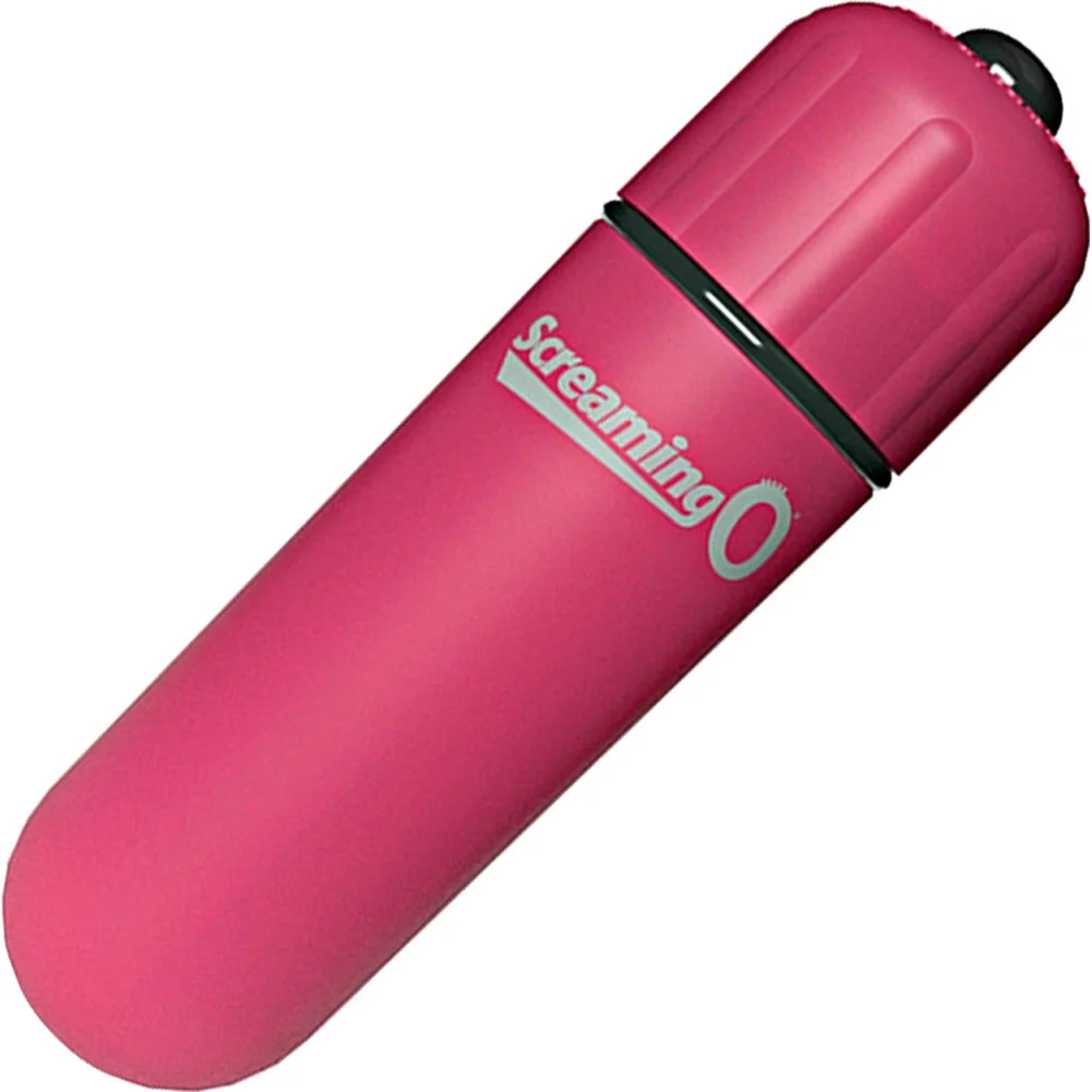 Screaming O 4B Bullet Vibrator, 2.25", Strawberry Pink