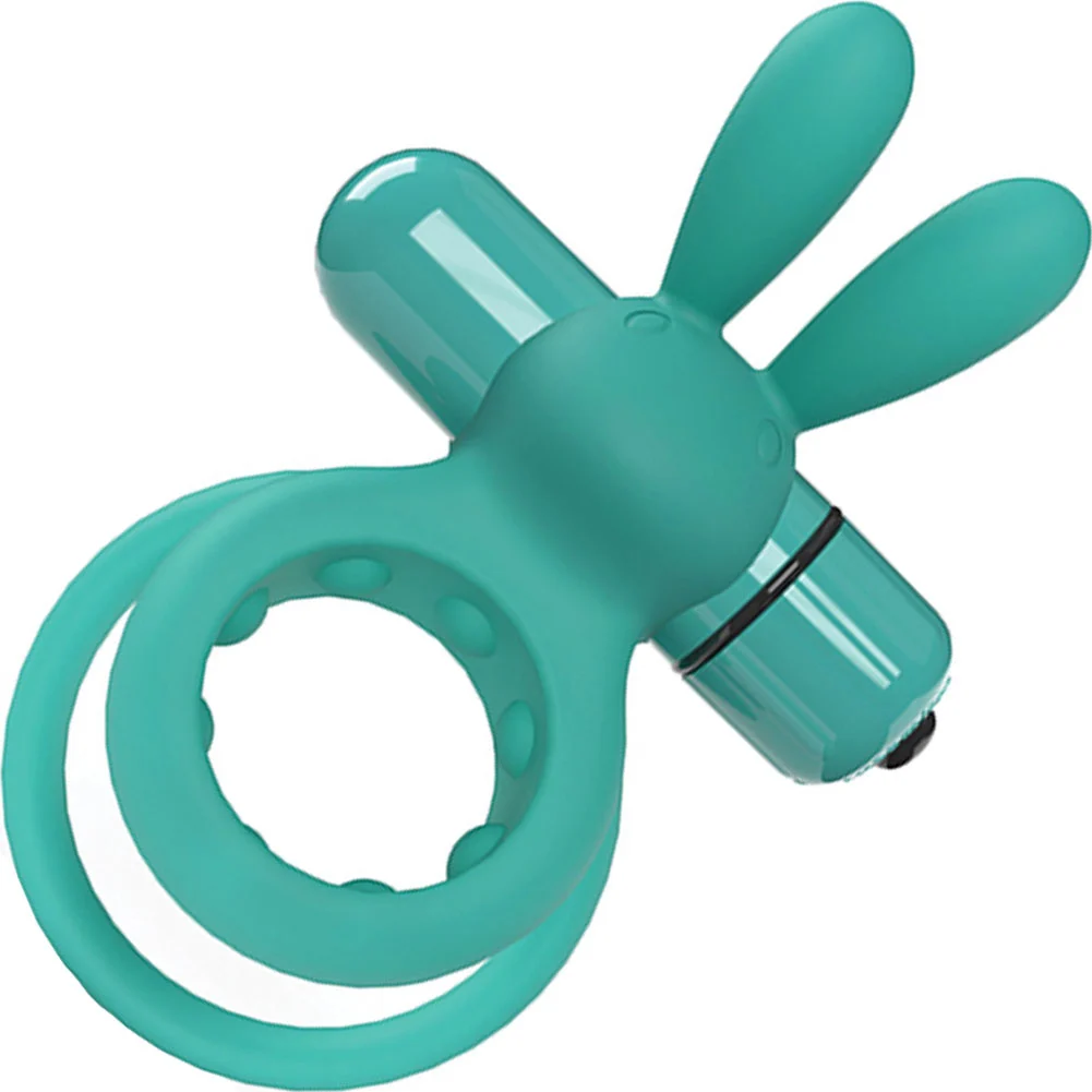 Screaming O 4B Ohare Vibrating Rabbit Double Penis Ring, Kiwi