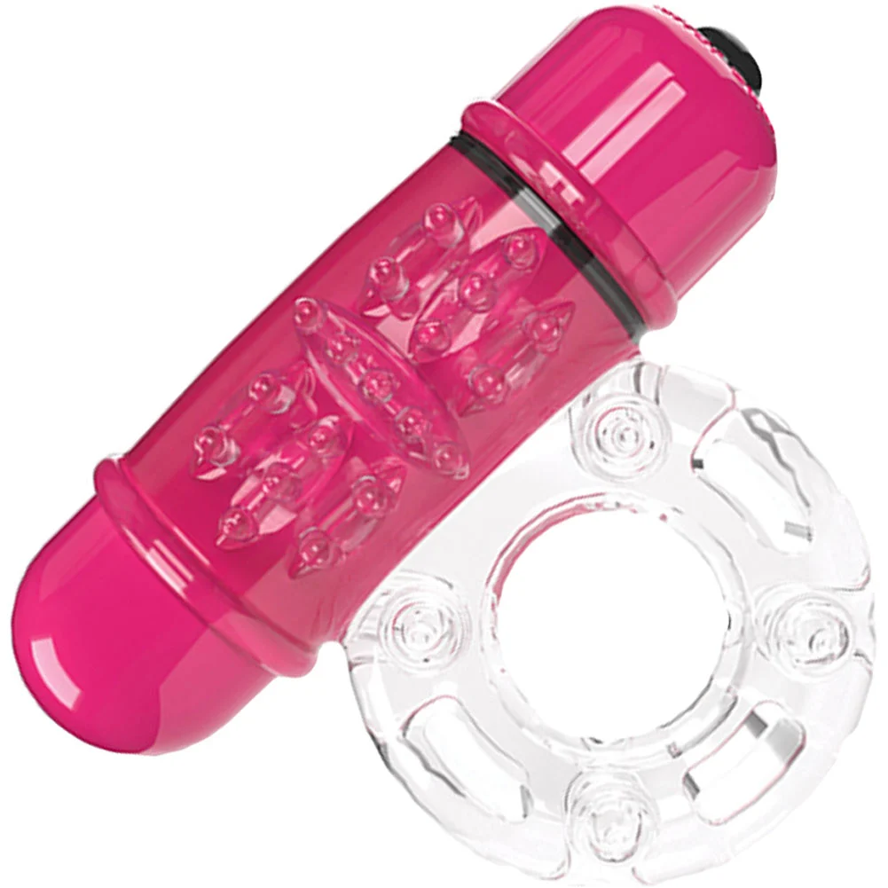 Screaming O 4B OWow Vibrating Penis Ring, Strawberry