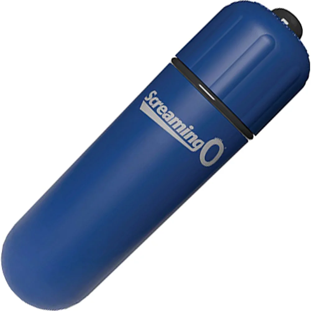 Screaming O 4T Bullet Vibrator, 2.25", Blueberry
