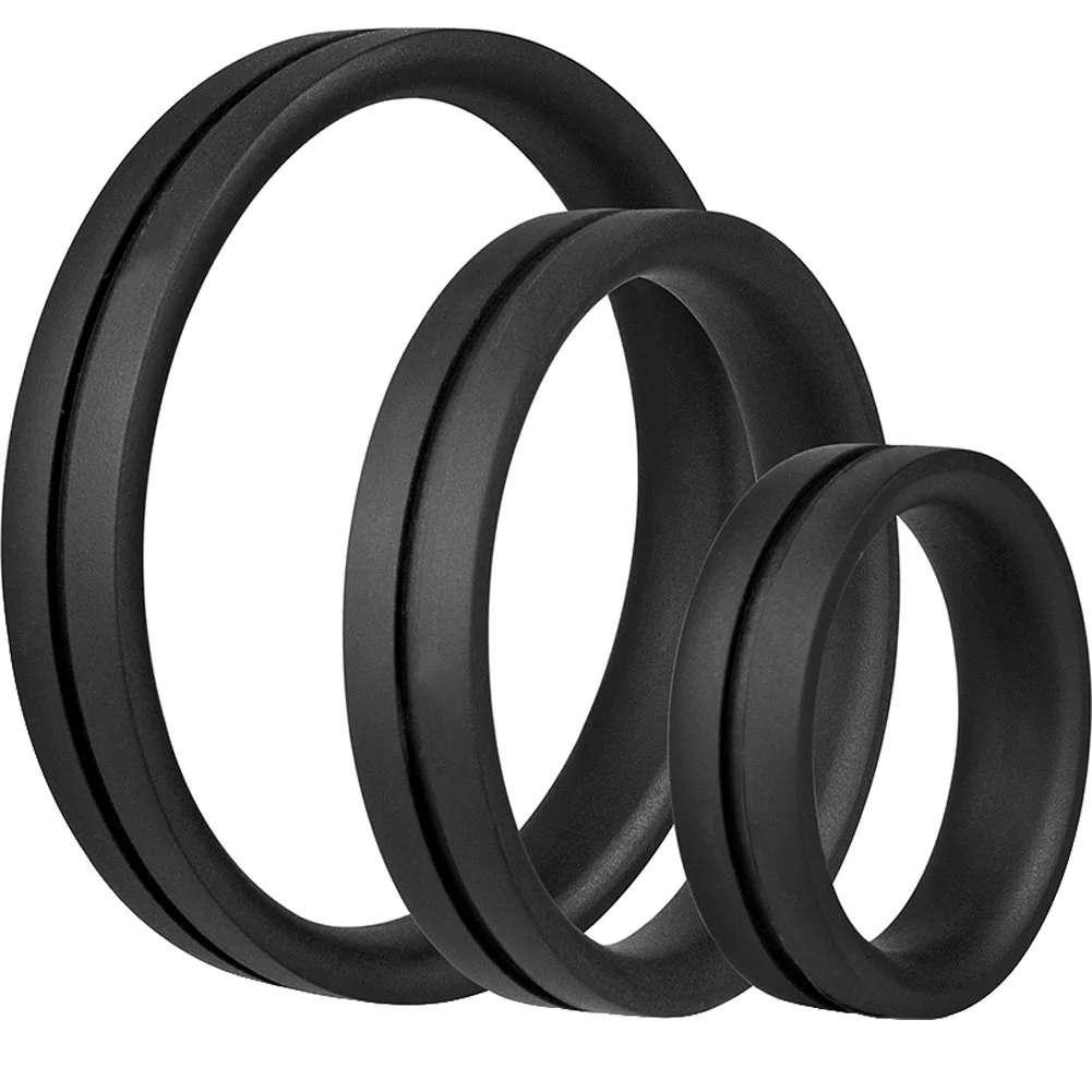 Screaming O RingO Pro x3 Silicone Penis Ring, Black