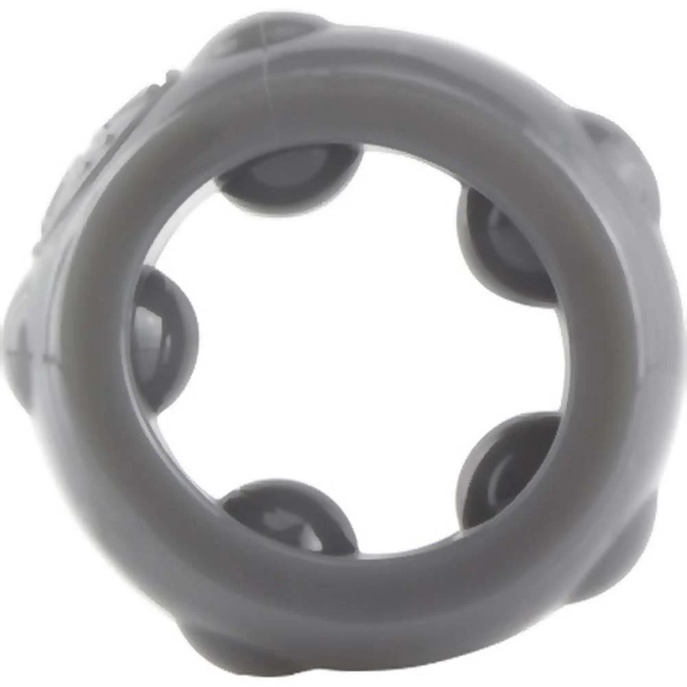 Screaming O RingO Ranglers Silicone Penis Ring, Gray Cannonball