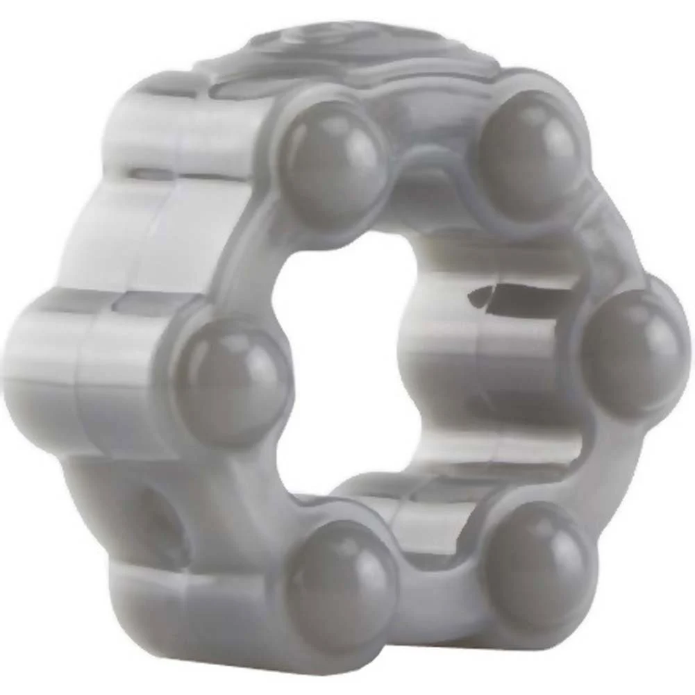 Screaming O RingO Ranglers Silicone Penis Ring, Gray Outlaw